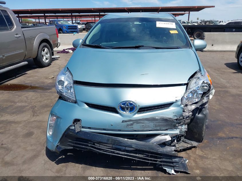 2015 TOYOTA PRIUS FOUR - JTDKN3DU6F1937687