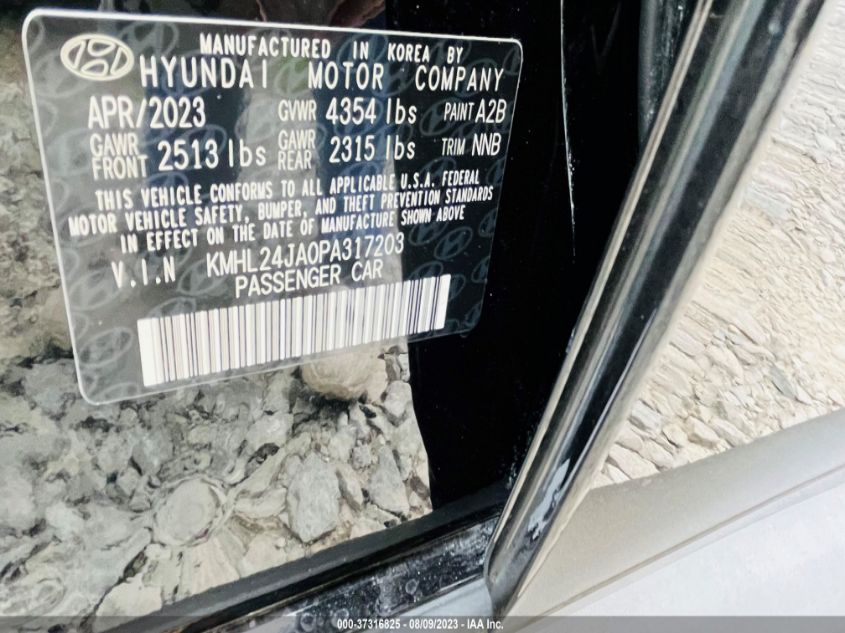 2023 HYUNDAI SONATA SE - KMHL24JA0PA317203