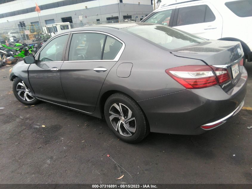 2017 HONDA ACCORD SEDAN LX - 1HGCR2F38HA060552