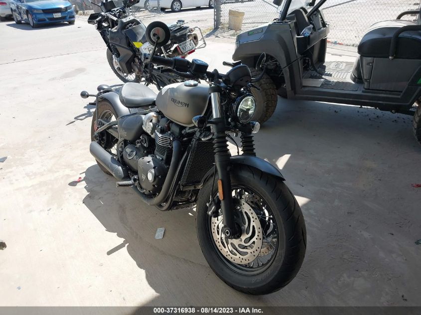 2020 TRIUMPH MOTORCYCLE BONNEVILLE BOBBER BLACK SMTD53HL1LT972858