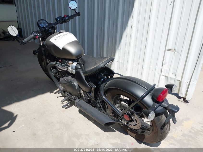 2020 TRIUMPH MOTORCYCLE BONNEVILLE BOBBER BLACK SMTD53HL1LT972858