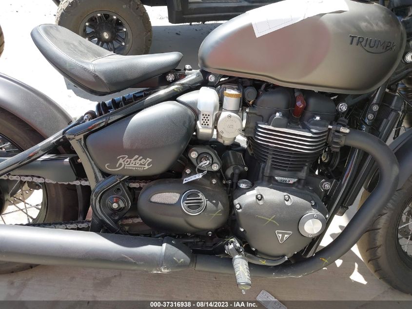 2020 TRIUMPH MOTORCYCLE BONNEVILLE BOBBER BLACK SMTD53HL1LT972858