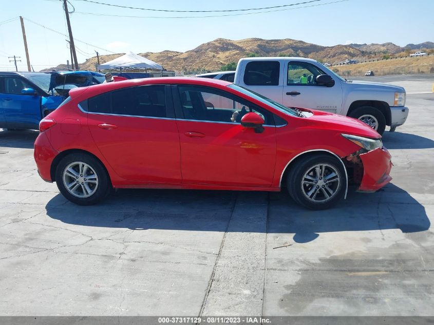 2017 CHEVROLET CRUZE LT - 3G1BE6SM8HS509554
