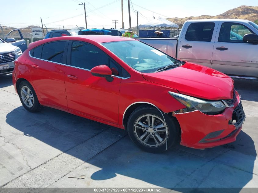2017 CHEVROLET CRUZE LT - 3G1BE6SM8HS509554