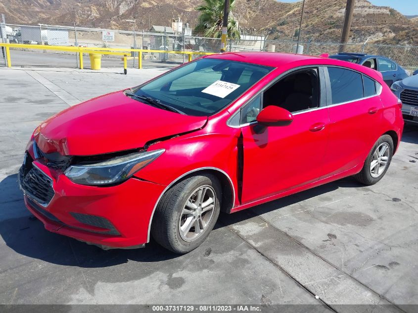 2017 CHEVROLET CRUZE LT - 3G1BE6SM8HS509554