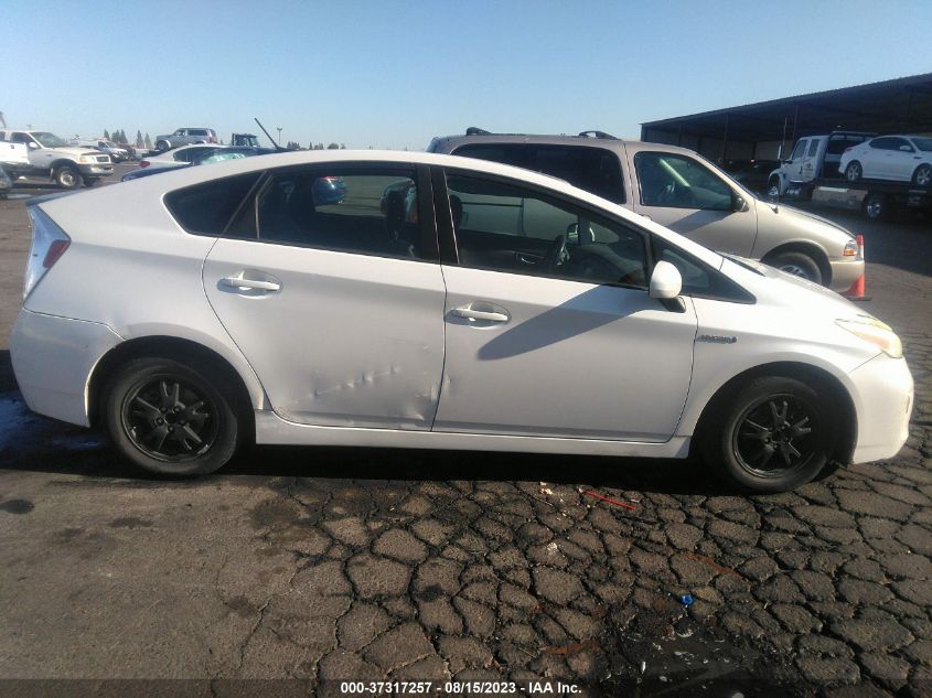 2013 TOYOTA PRIUS ONE/TWO/THREE/FOUR/FIVE - JTDKN3DU5D5557388