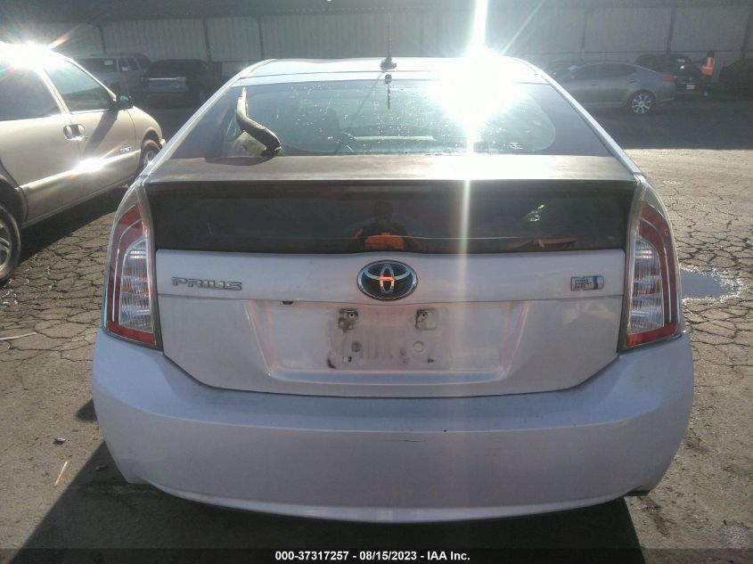 2013 TOYOTA PRIUS ONE/TWO/THREE/FOUR/FIVE - JTDKN3DU5D5557388