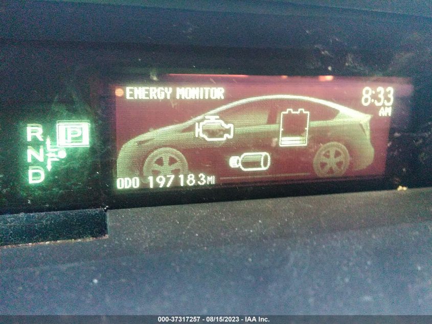 2013 TOYOTA PRIUS ONE/TWO/THREE/FOUR/FIVE - JTDKN3DU5D5557388