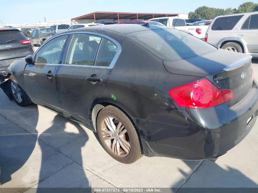 2013 INFINITI G37 SEDAN X JN1CV6AR5DM769772