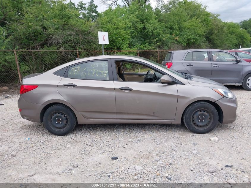 2013 HYUNDAI ACCENT GLS - KMHCT4AEXDU476899