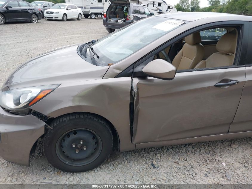 2013 HYUNDAI ACCENT GLS - KMHCT4AEXDU476899