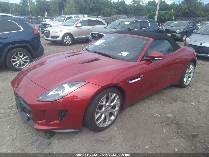 2016 JAGUAR F-TYPE S - SAJWB6FC3G8K20688