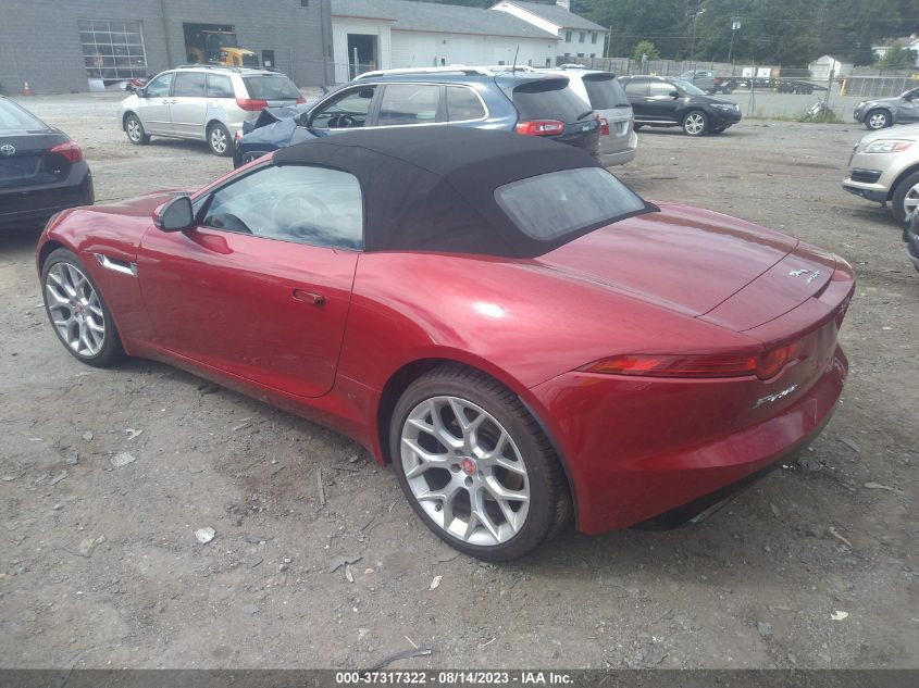 2016 JAGUAR F-TYPE S - SAJWB6FC3G8K20688