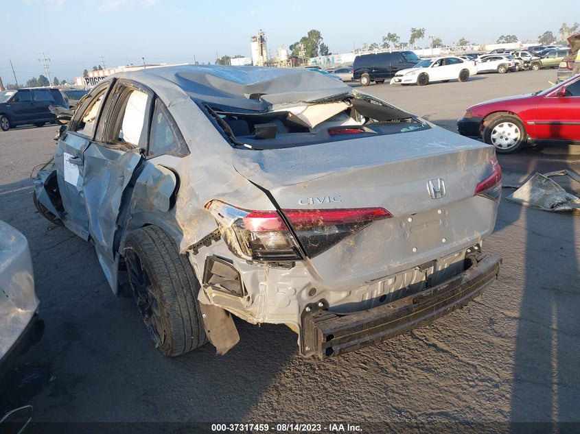 VIN 2HGFE2F51NH538012 2022 HONDA CIVIC SEDAN SPORT