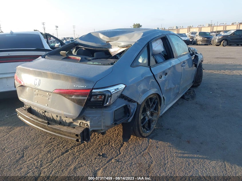VIN 2HGFE2F51NH538012 2022 HONDA CIVIC SEDAN SPORT