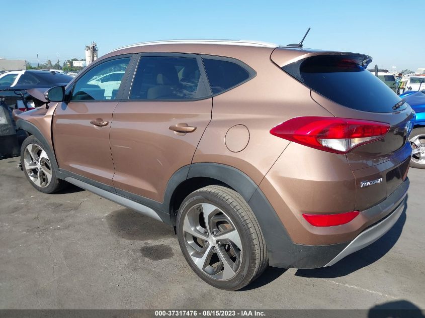 2017 HYUNDAI TUCSON LIMITED/SPORT AND ECO/SE - KM8J33A25HU349152