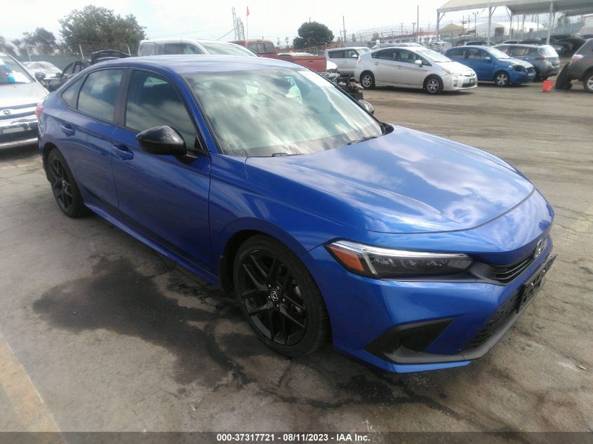 2022 HONDA CIVIC SEDAN SPORT - 2HGFE2F51NH609449