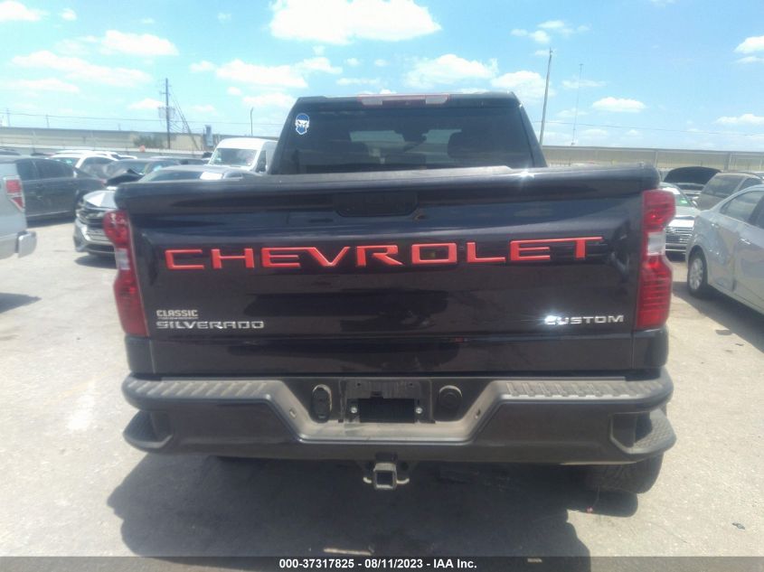 2022 CHEVROLET SILVERADO 1500 CUSTOM - 3GCPDBEK4NG535280
