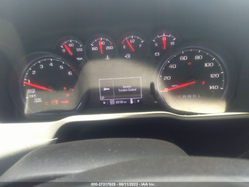2022 CHEVROLET SILVERADO 1500 CUSTOM - 3GCPDBEK4NG535280