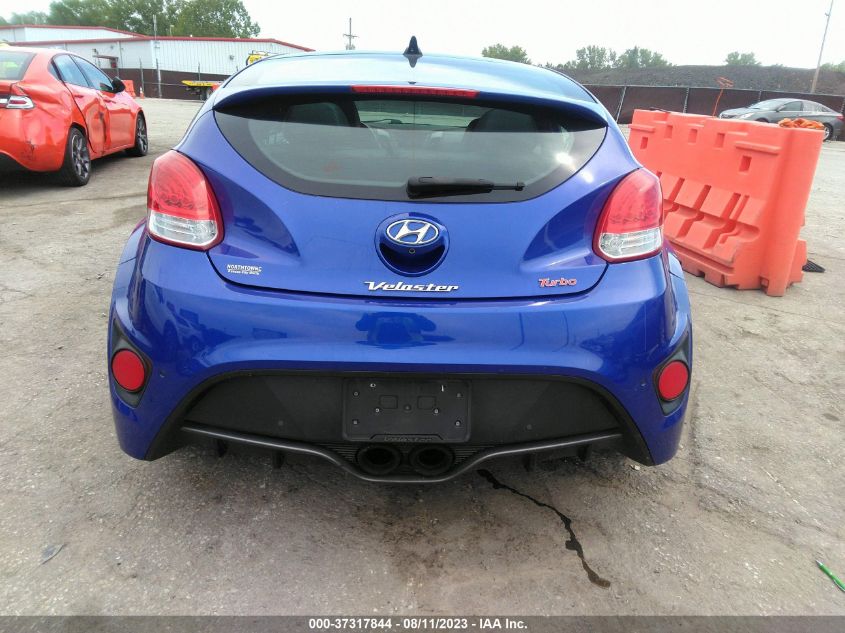 2014 HYUNDAI VELOSTER TURBO KMHTC6AEXEU188782