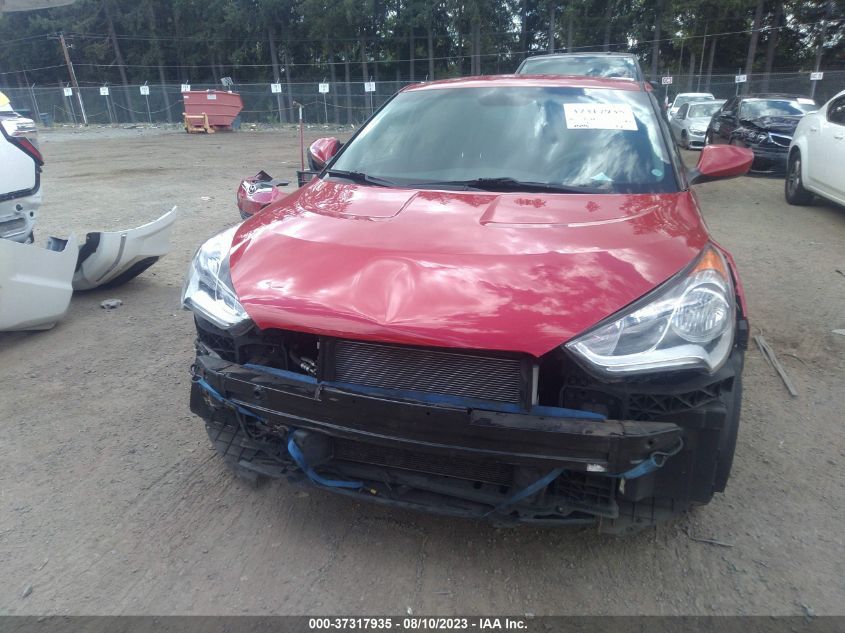 2016 HYUNDAI VELOSTER - KMHTC6AD8GU270987