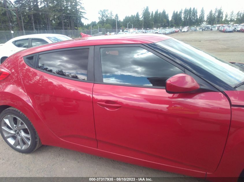 2016 HYUNDAI VELOSTER - KMHTC6AD8GU270987