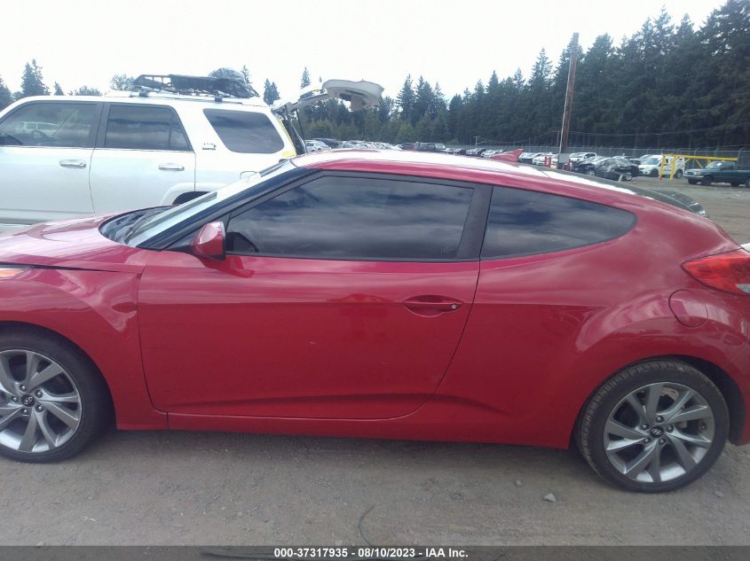 2016 HYUNDAI VELOSTER - KMHTC6AD8GU270987