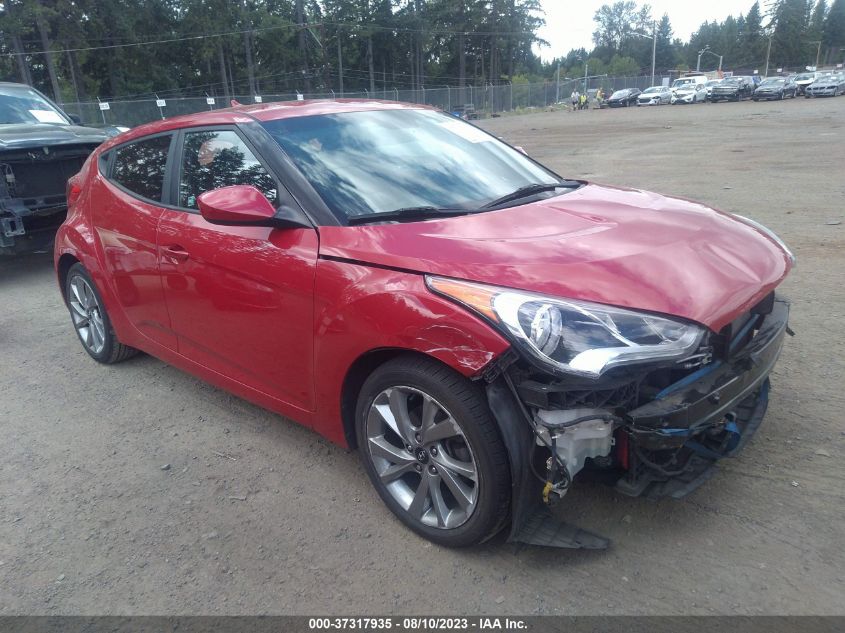 2016 HYUNDAI VELOSTER - KMHTC6AD8GU270987