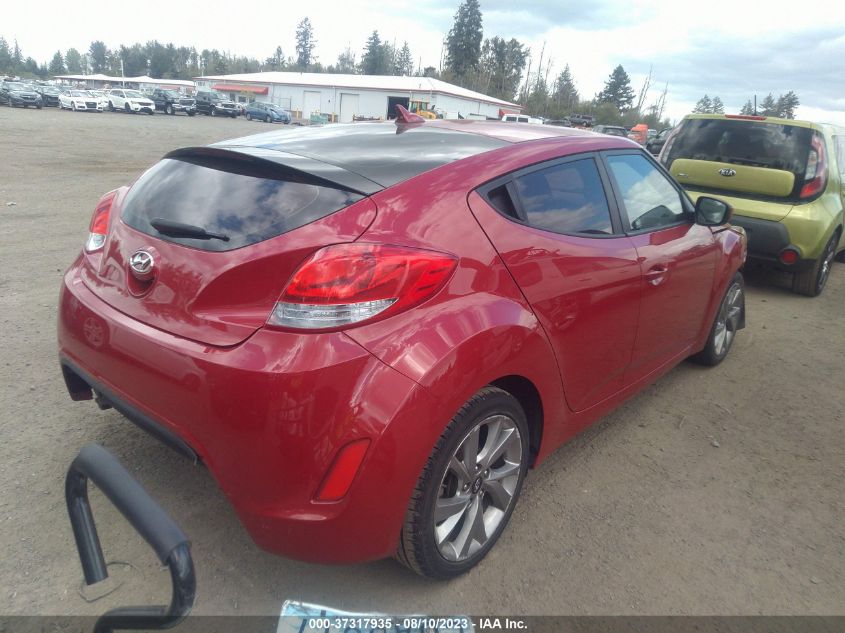 2016 HYUNDAI VELOSTER - KMHTC6AD8GU270987