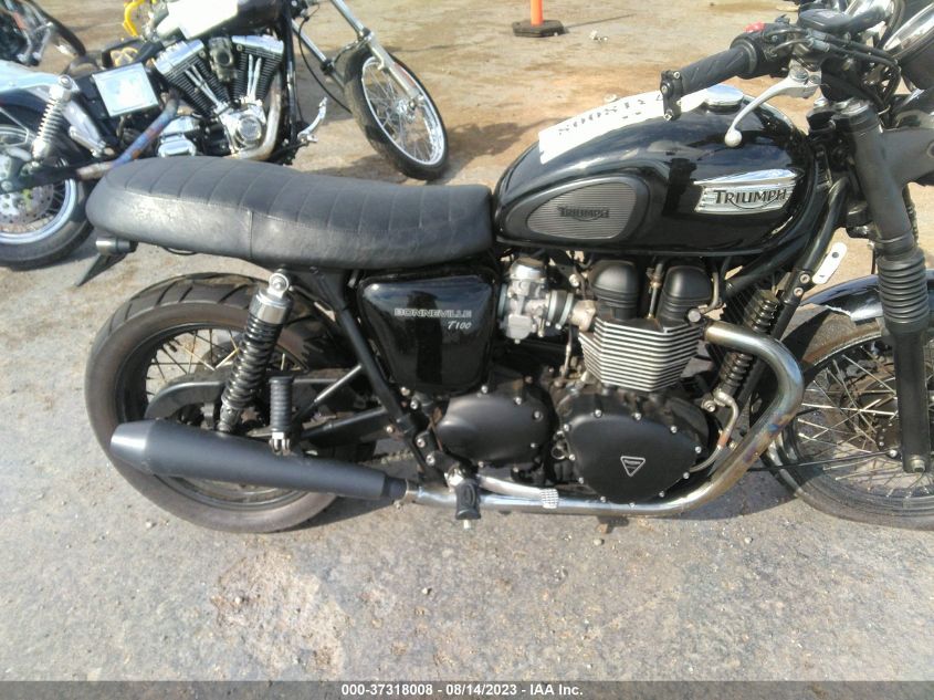 2014 TRIUMPH MOTORCYCLE BONNEVILLE T100 SMT910K18ET609502