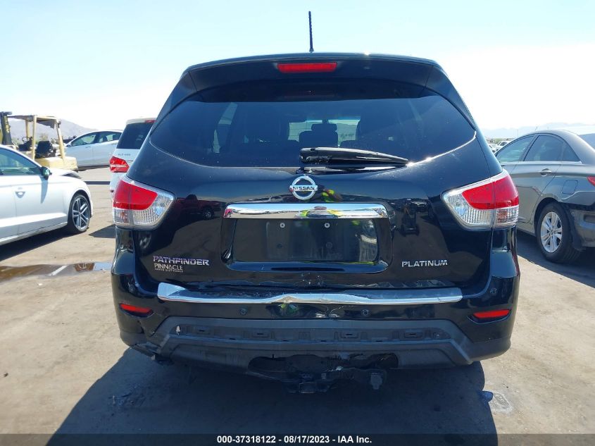 2015 NISSAN PATHFINDER PLATINUM - 5N1AR2MNXFC685848