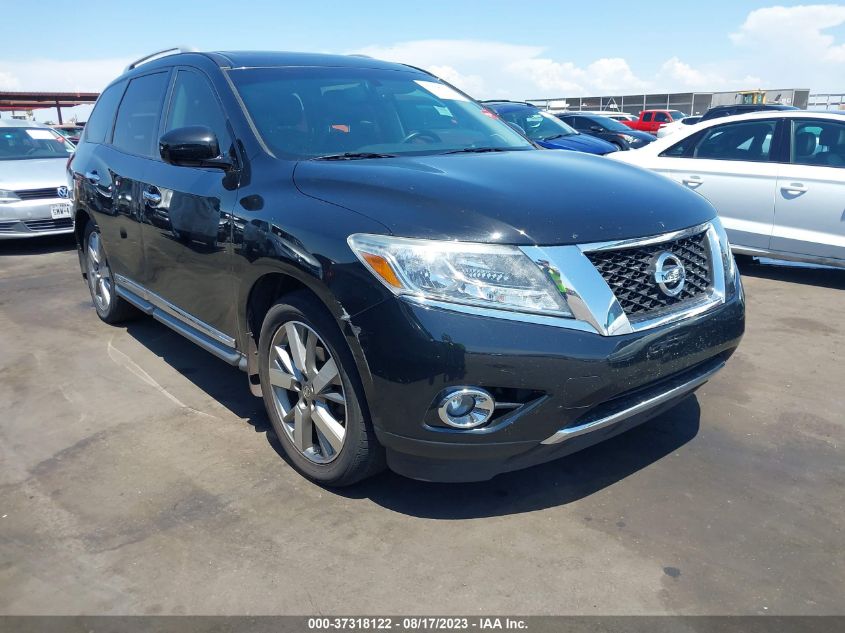 2015 NISSAN PATHFINDER PLATINUM - 5N1AR2MNXFC685848