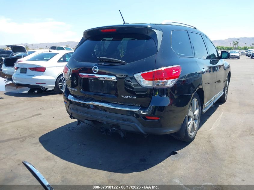 2015 NISSAN PATHFINDER PLATINUM - 5N1AR2MNXFC685848