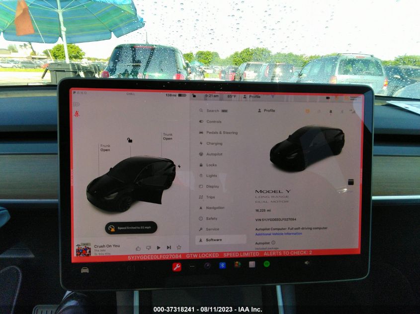 2020 TESLA MODEL Y LONG RANGE - 5YJYGDEE0LF027084