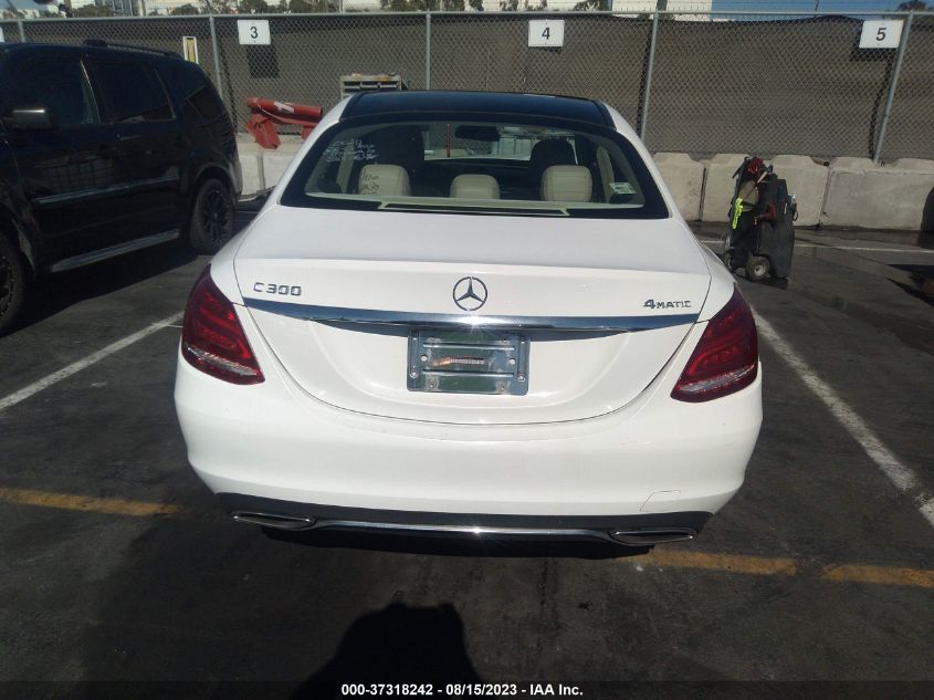 2015 MERCEDES-BENZ C-CLASS C 300 - 55SWF4KB6FU016727
