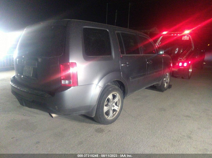 2013 HONDA PILOT EX-L - 5FNYF3H59DB006115