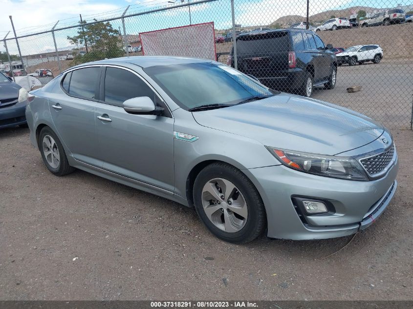 2016 KIA OPTIMA HYBRID - KNAGM4AD7G5093542