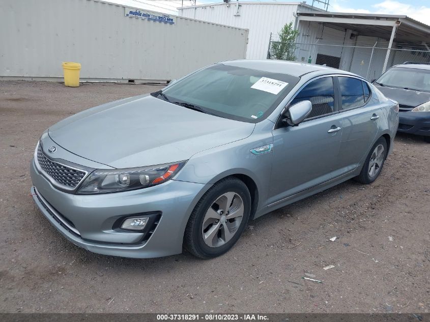 2016 KIA OPTIMA HYBRID - KNAGM4AD7G5093542
