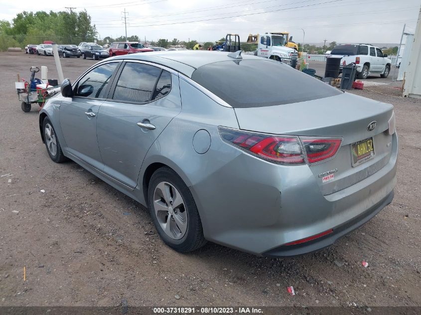 2016 KIA OPTIMA HYBRID - KNAGM4AD7G5093542