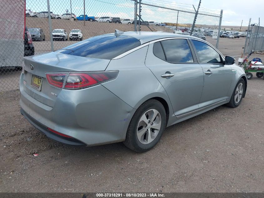 2016 KIA OPTIMA HYBRID - KNAGM4AD7G5093542