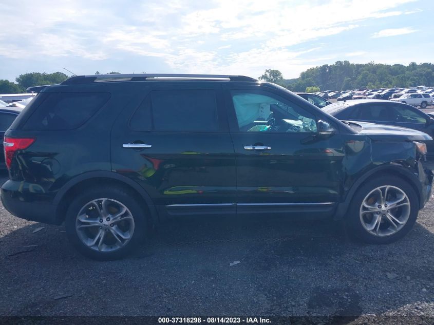 2013 FORD EXPLORER LIMITED - 1FM5K7F96DGA87037