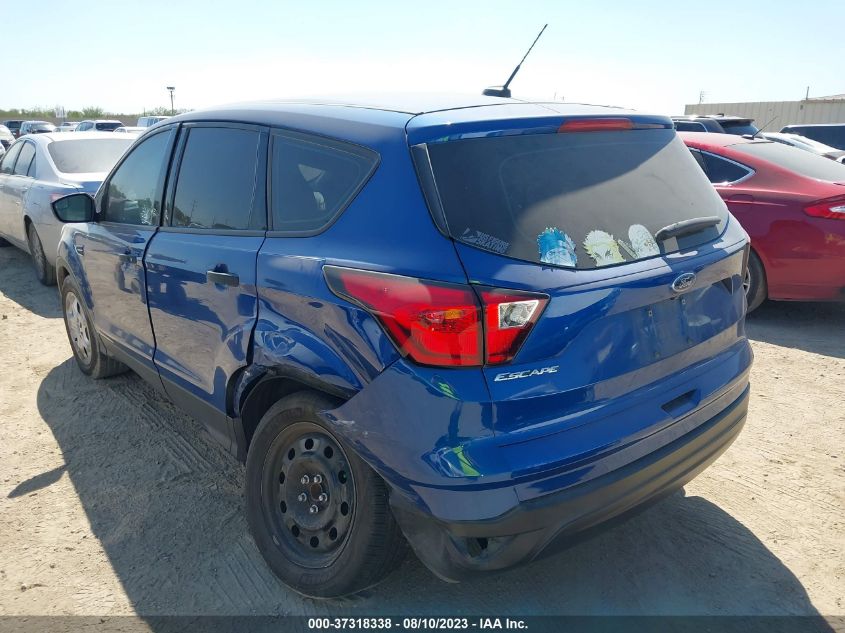 2019 FORD ESCAPE S - 1FMCU0F70KUC02656