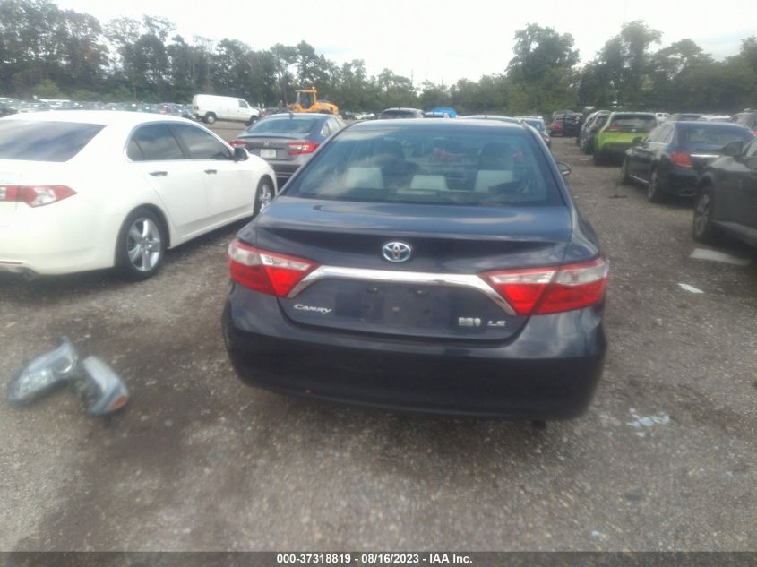 2016 TOYOTA CAMRY HYBRID LE/XLE/SE - 4T1BD1FK9GU189970