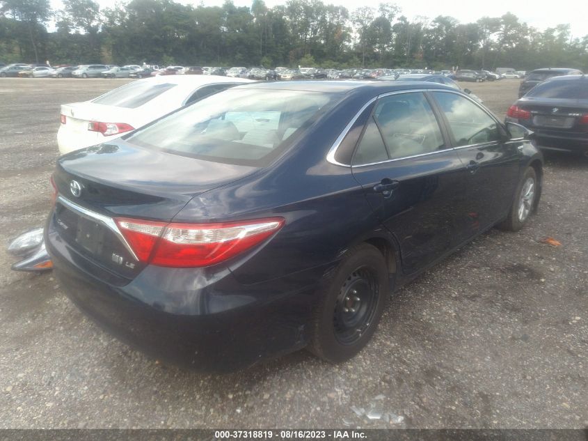 2016 TOYOTA CAMRY HYBRID LE/XLE/SE - 4T1BD1FK9GU189970
