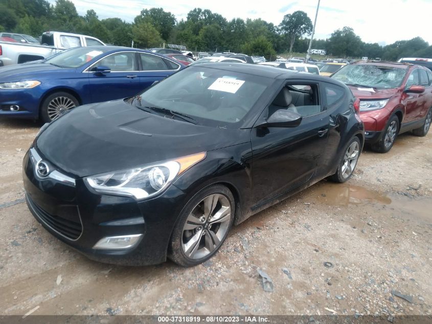 2013 HYUNDAI VELOSTER W/GRAY INT - KMHTC6AD2DU088133
