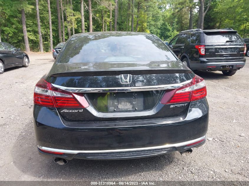 2017 HONDA ACCORD SEDAN SPORT - 1HGCR2F51HA121743