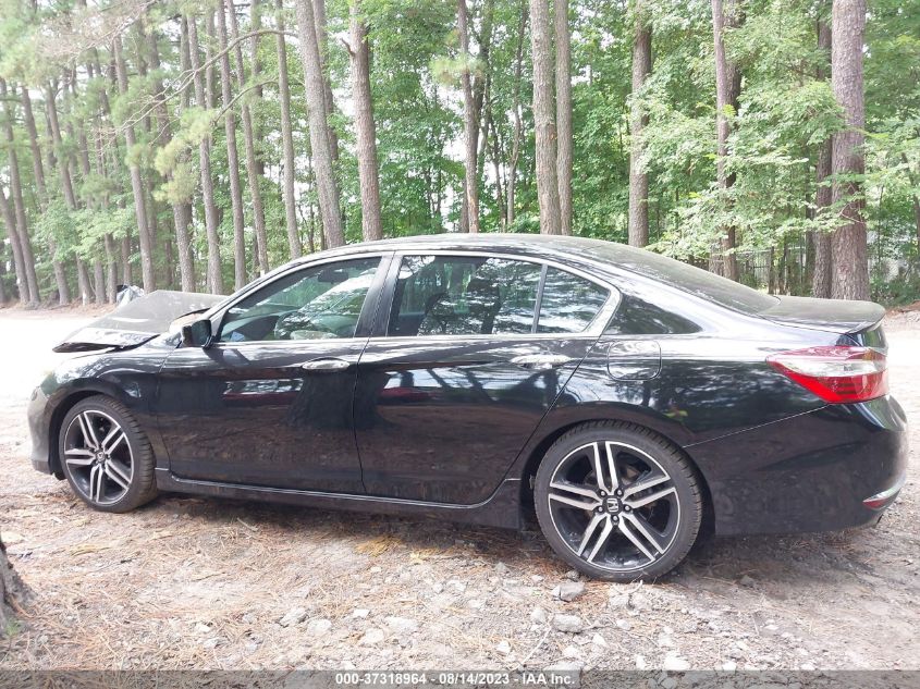 2017 HONDA ACCORD SEDAN SPORT - 1HGCR2F51HA121743