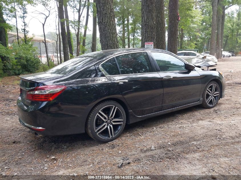 2017 HONDA ACCORD SEDAN SPORT - 1HGCR2F51HA121743
