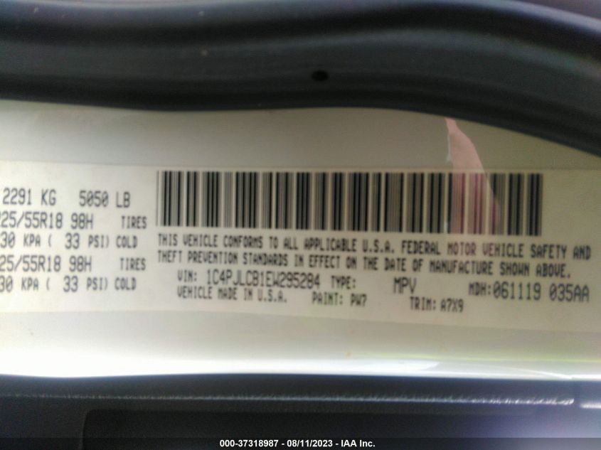 2014 JEEP CHEROKEE ALTITUDE - 1C4PJLCB1EW295284