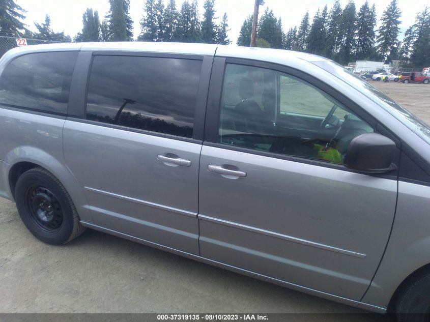 2016 DODGE GRAND CARAVAN SE - 2C4RDGBG0GR335662